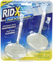RID-X Septic Tank System Treatment and Toilet Bowl Cleaner, Spring Waterfall Scent, 8 Count