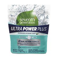 Seventh Generation Ultra Power Plus Dishwasher Detergent Packs, Fresh Citrus Scent, 86 count
