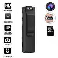 DEXILIO Pocket DV Camera,Portable 1080P Mini Digtal Video Recorder DVR Camcorder with Clip for Meeting and Lecture,Body Cam with Motion Detection/Magnetic Adsorption,with 32GB Card