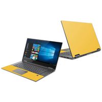 Mightyskins Skin Compatible with Lenovo Yoga 730 13" (2018) - Solid Marigold | Protective, Durable, and Unique Vinyl Decal Wrap Cover | Easy to Apply, Remove, and Change Styles | Made in The USA