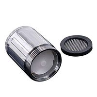 LIEJIE Romantic 7 Color Change LED Light Shower Head Water Bath Home Bathroom Glow Kitchen Sink Faucet Taps Work Lights Ultra Bright Lamp for Car Repair Home Using and Emergency (A)