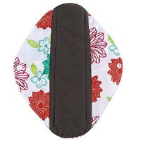 Reusable Bamboo Cloth Menstrual Pad, Washable Menstrual Panty Pad,Mama Sanitary Towel Pad,Light Incontinence Pads,Absorbent Cloth Sanitary Pad (Nighttime Use)