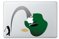 Golfer MacBook Decal, Fits 11"/13" Air and 13"/15" MacBooks