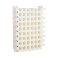 Cable Comb Tool 48-Hole Cable Dresser, Bundler and Organizing Tool for Data Center, Server Rooms and Machine Room Wire Management and Organizer (6 holes x 8 rows, White)