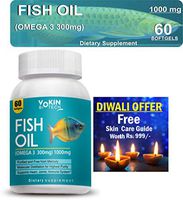 Vokin Biotech Omega-3 Fish Oil (1000 Mg)-60 Softgel Capsule