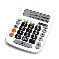 HOMEFUN Calculator, Electronic Desktop Calculator with 12 Digit Large Display, Dual Power Solar and Battery Business Office Calculator