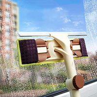 Window Cleaner Household Glass Cleaner Doublesided Cleaning Window Cleaning Tool Soft Thickening Strip Free Rotating Head