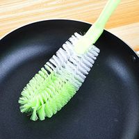 AODEW Long Grip Bottle Brush Long Bottle Cleaning Brush for Washing Wine, Decanter, Thermos, Carafe Water Bottle Brush Washer