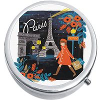 Paris Medicine Vitamin Compact Pill Box