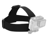Pomya Wearing Headband Head Strap Belt Mount Selfie Head Mount Strap for Camera，Adjustable Elastic Headband Head Strap Belt Mount for Action Sport Camera Headband