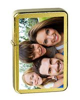 Hat Shark Personalized Custom Full Image 3D Color Printed Vector KGM Thunderbird Vintage Lighter Groomsmen, Wedding, Anniversary, Birthday, Gift - Multiple Colors (Vintage Brass)