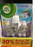 Air Wick Oil Warmer and 7 Scented Oil Refill, 3 Fresh Waters 4 Lavender