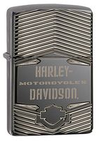 Zippo Harley-Davidson Logo 1903 High Polish Pocket Lighter, Black