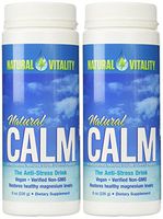 Natural Vitality Natural Magnesium Calm (2 Bottles of 8 Ounce)