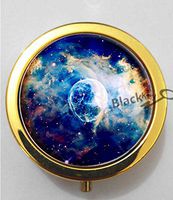 BlackKey Bubble Pattern Design 3-Compartment Decorative Pocket Gift Box Case Organizer for Pill, Color 2 -1478