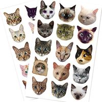 5 PCS Cats DIY Photo Album Diary Luggage Book Phone Stickers