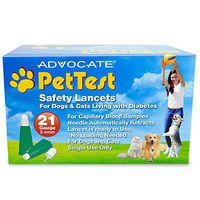 Advocate PetTest 21g Safety Lancets Box of 200