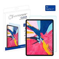 Whitestone Hodoo Glass Screen Protector for iPad/iPad Pro 11 inch, Clear Tempered Glass, Ultra Sensitive, Face ID and Apple Pencil Compatible - 1 Pack