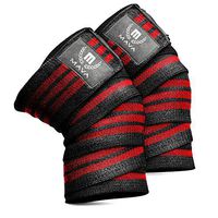 Knee Wraps for Cross Training WODs,Gym Workout,Weightlifting,Fitness & Powerlifting– Pair- Best Knee Straps for Squats -for Men & Women- 72"-Compression and Elastic Support by Mava8482;