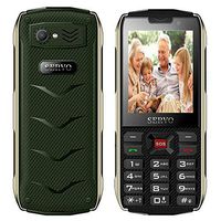 Peedeu Button Mobile Phone for Elderly,Unlocked Easy Mobile Phone for Senior,SOS Mobile Phone(2.8inch,4 SIM,GPRS,3000mAh Battery,Camera,Bluetooth,Torch)