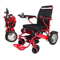 BABIFIS Wheelchairs,CE FDA Lightweight Portable Travel Aluminum Folding Lithium Battery Power Electric Wheelchair E