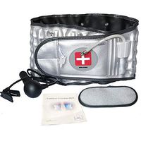 Physio Decompression Back Belt - Back Brace Lower Back Pain Relief Lumbar Support Belt at Home with Extension Belt, One Size for 29 inches to 49 inches Waists, Great Gift (Silver)