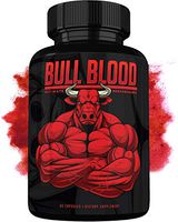 Bull Blood Men's Test Booster - Increase Muscle Size, Strength, Stamina - Energy and Endurance Boost - Powerful Natural Supplement - 60 Capsules - Made in USA