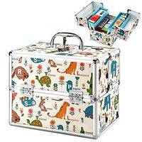 EnweIbi Portable First Aid Box 302421.7cm, 2 Layers Medical Storage Kit for Home,Travel & Workplace,A