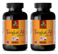 Sex Performance Increase Pills - TONGKAT ALI Root Extract (200:1) 400MG - Tongkat Ali Capsules - 2 Bottle 120 Capsules