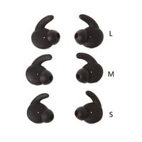 Forgun 3Pairs S/M/L Silicone Earbuds Tips Ear Hook Earphone Case in Ear Soft Silicone Cover for Huawei Sport Bluetooth Headset AM61