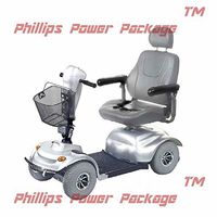 Golden Technologies - Avenger - Heavy Duty Scooter - 4-Wheel - Silver - Phillips Power Package TM - to $500 Value