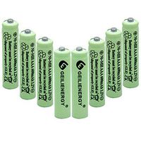 BAOBIAN AAA 600mAh 1.2V NiMH Rechargeable Solar Batteries for Solar Light,Solar Lamp,Garden Lights Green(8 PCS)