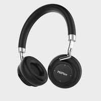 Momax Bluetooth Headphones Over Ear, Hi-Fi Stereo Wireless Headset, Wire Headphones, Leather Padded Headband -Protein Earmuffs, w/Built-in Mic and Wired Mode for PC/Cell Phones/TV