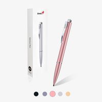 Genius Pen GP-B200 - Incredible Smooth and Accurate Stylus with Retractable Hard Nib & Long-Lasting Rechargeable Battery for Apple iPhone, iPod and Most Touch Screen Mobile Devices - Rose Gold