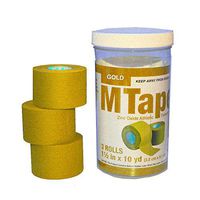 Mueller M-Tape Canister (3 Rolls/Pack)-Gold (1.5" x 10 yds)