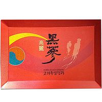 Korean Black Ginseng Roots Preserved with fructose, Saponin, Panax, 1000 gram