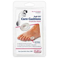 Pedi-Gel Corn Cushions, Instant Pain Relief 12 ea (Pack of 5)