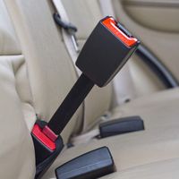 IDEALMARTS 1pices Rigid 9.8" Seat Belt Lengthening Accessory (7/8" Inch Metal Tongue Width) - E13-Mark Safety Certified - Extend Belt, Buckle Up & Drive Safely Again - Sticks Upright