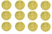 Cakesupplyshop Sjk895a - 500 Gold Foil Medallion Sticker Envelope Seals
