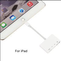 RONSHIN Phone Accessories,4 in 1 Lightning to USB Camera Adapter SD/TF Card Reader USB 3.0 OTG Cable