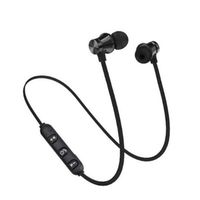 UOFit Bluetooth Headphones,Qualteus Magnetic Wireless Earbuds, 4.1,8H HiFi Stereo in-Ear Sweatproof IPX6 Sport Headsets for Gym Workout Earphon Corded Headsets