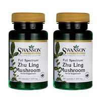 Swanson Full Spectrum Zhu Ling Mushroom 400 Milligrams 60 Capsules (2 Pack)