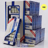 Disposable Cigarette Holder, Cigarette Filter Tips, Tobacco Tar Filtration, Tar Trap Cigarette Filters Clear Lung, 192 Pcs, Best Gift