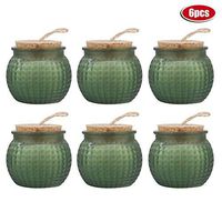 Ginyia Scented Candles Set, 6Pcs Natural Soy Wax Aromatherapy Candle Relief Candle for Birthday, Stress Relief, Sleep,Odor Removal, Yoga