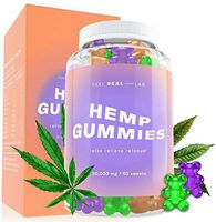 Hemp Gummies - Hemp Extract Hand Infused Gummy Bears for Anxiety Relief, Stress Relief, Natural Calm & Pain Relief - Organic, Gluten-Free & Vegan with Omega 3-6-9, Vitamin E & Vitamin A