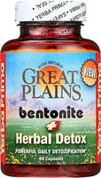 Yerba Prima Bentonite Plus Herbal Detox - 60 veggie caps