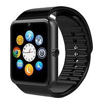 GT08 Bluetooth Smart Wrist Watch Touch Screen Phone With Sim Card Slot For Android & iPhone (Black)
