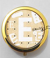 BlackKey Letter E Design 3-Compartment Decorative Pocket Gift Box Case Organizer for Pill, Color 2 -1030