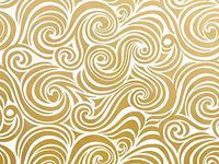Golden Swirls Print Design Gift Grade Tissue Paper Sheets - 15" x 20" Choose Package Amount (5)