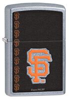 Zippo MLB Giants Street Chrome Lighter